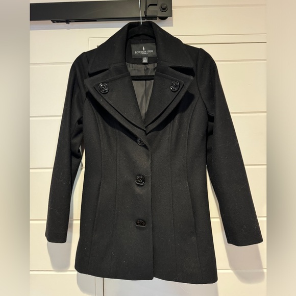London Fog wool pea coat - Picture 1 of 5